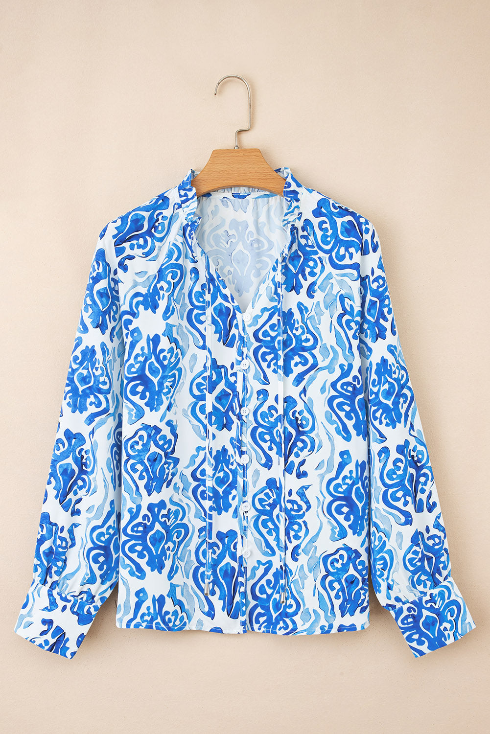 Threaded Pear Serena Front Puff Sleeve Shirt