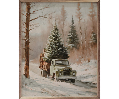 Kendrick Home Christmas Tree Delivery Truck