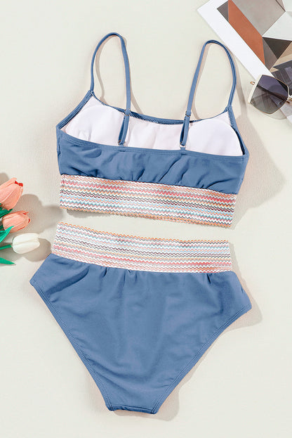 Threaded Pear Oaklyn High Waist Bikini Swimsuit