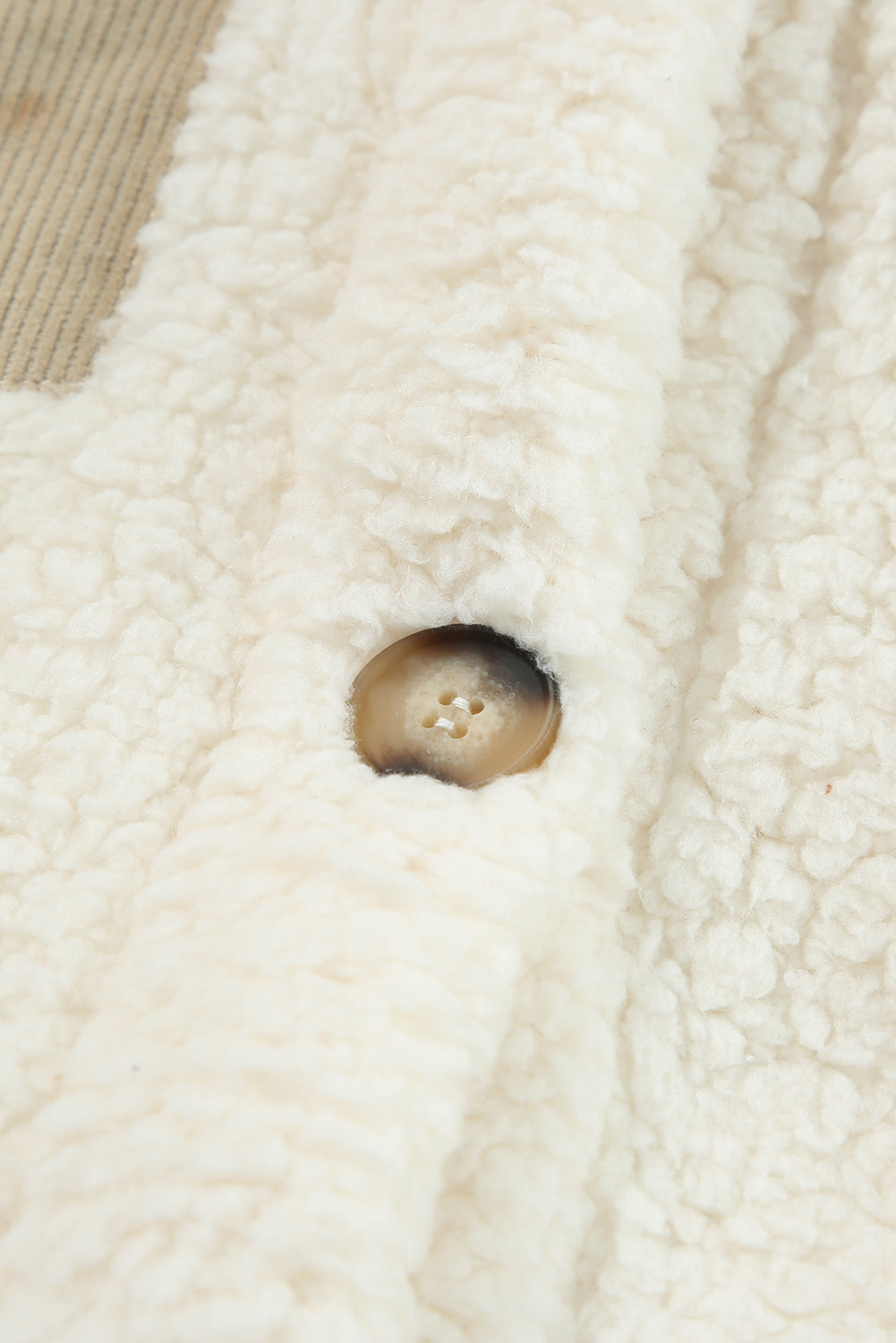 Threaded Pear Olivia Single Breasted Teddy Coat