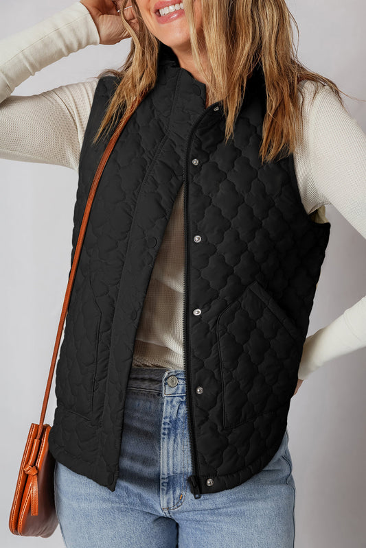 Threaded Pear Evelyn Zip Up Winter Vest