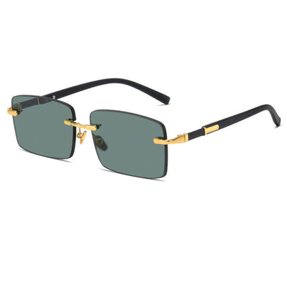 Rimless Crystal Sunglasses – Lightweight & Trendy