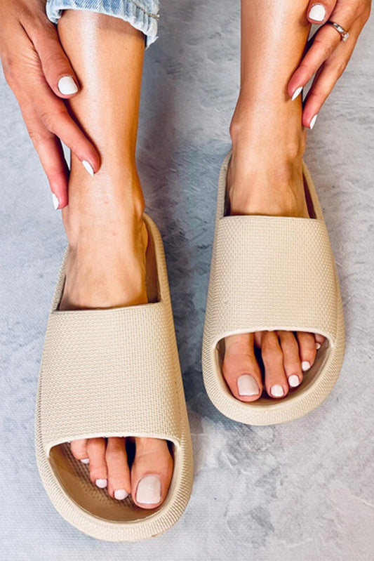 Threaded Pear Aubree Band Thick Sole Slippers