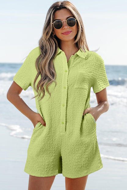 Threaded Pear Talia Short Sleeve Patched Shirt