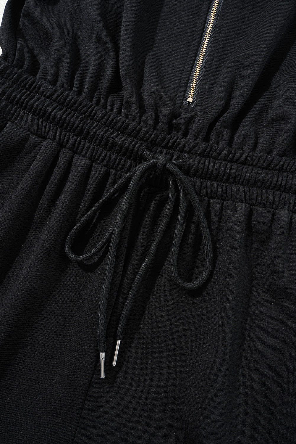 Threaded Pear Azariah Drawstring Elastic Waistband Jumpsuit