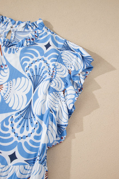 Threaded Pear Whitley Sleeve Vacation Long Dress