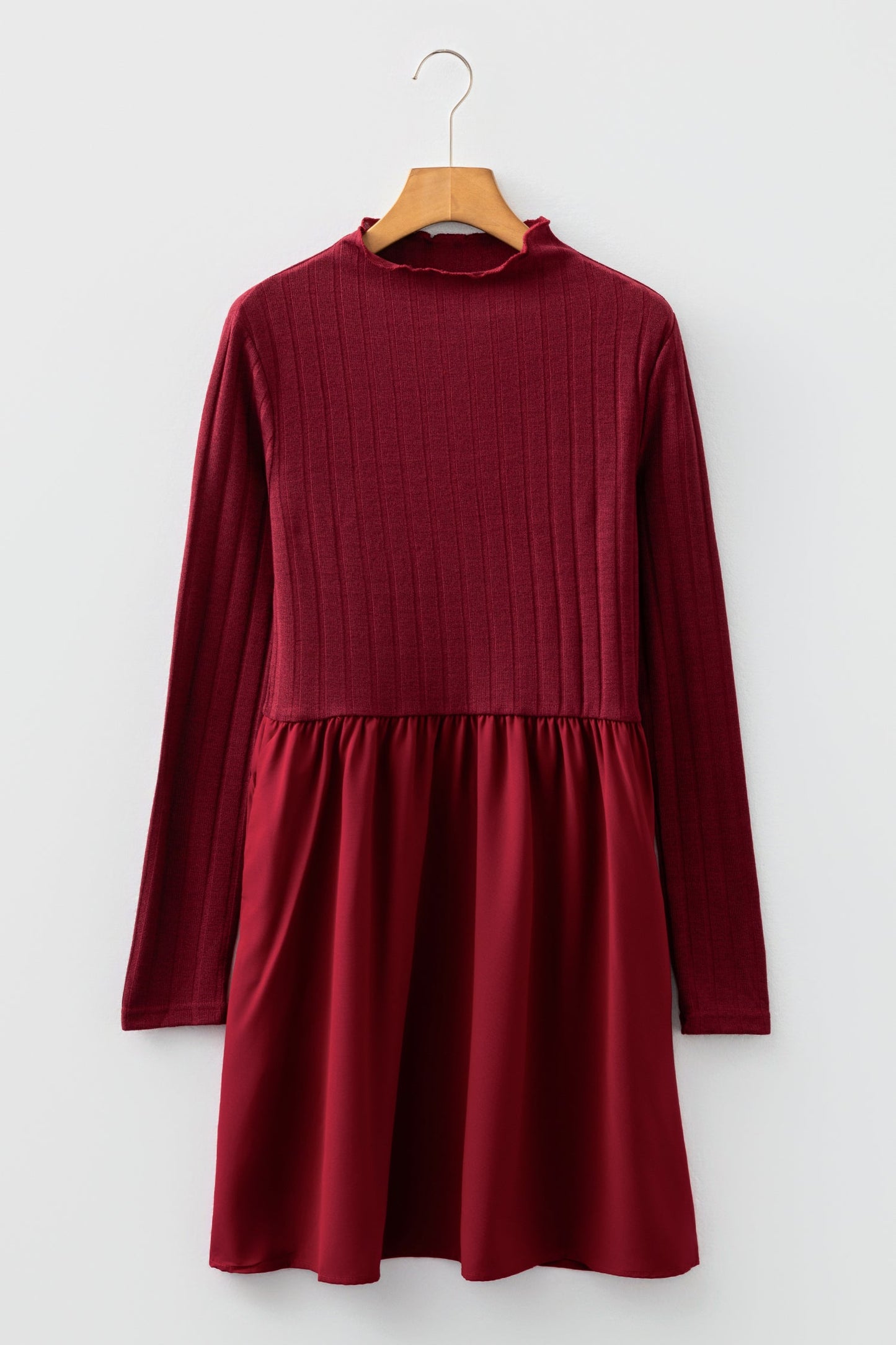 Threaded Pear Beajena Long Sleeve Mini Dress