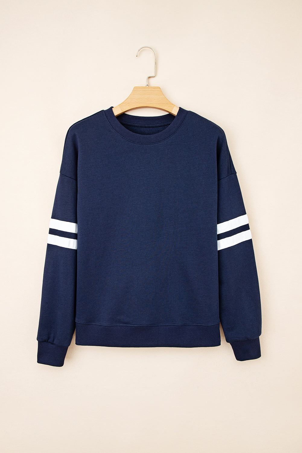 Threaded Pear Taylor Striped Oversized Sweatshirt