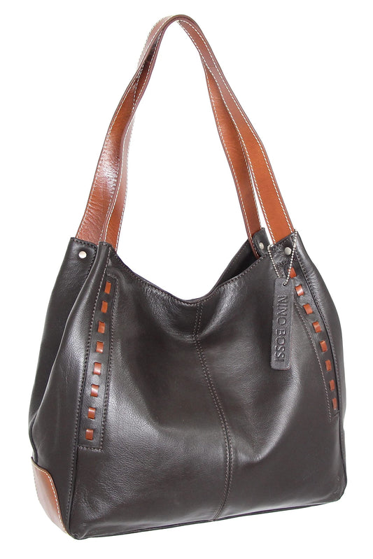 Nino Bossi Alyssa Satchel - Chocolate