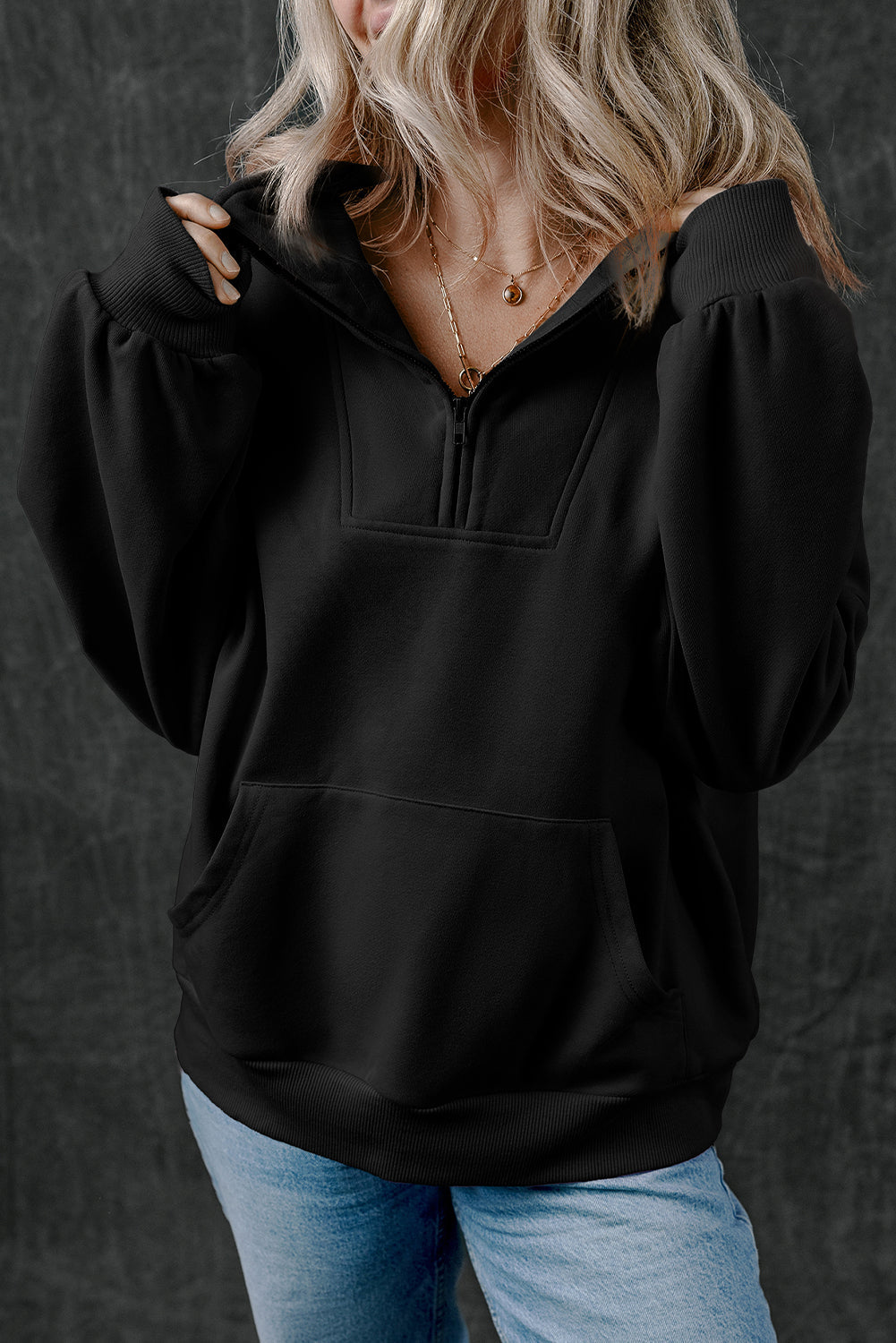 Threaded Pear Tatum Kangaroo Pocket Sweatshirt