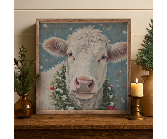 Kendrick Home White Cow Berry Wreath