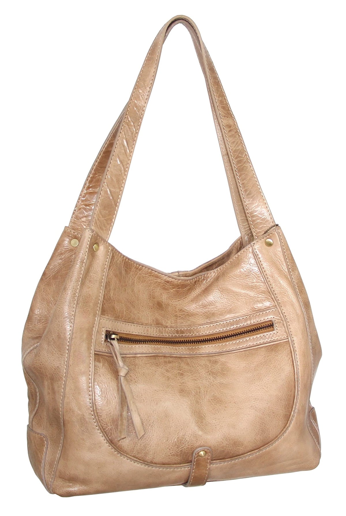 Nino Bossi Handbags Braylee Satchel - Beige