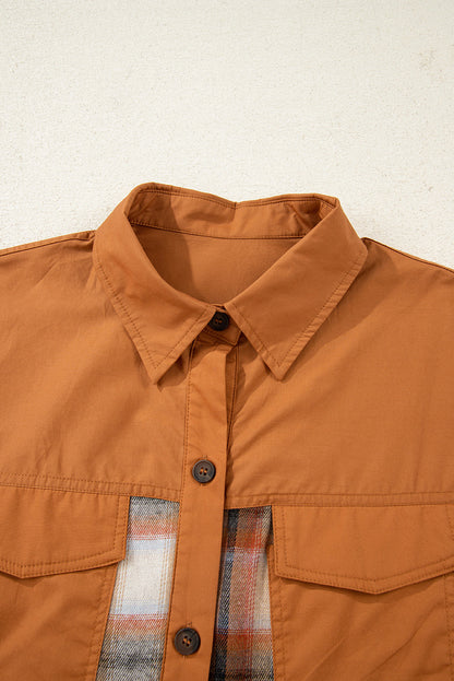 Threaded Pear Leila Ruffle Hem Tunic Shirt