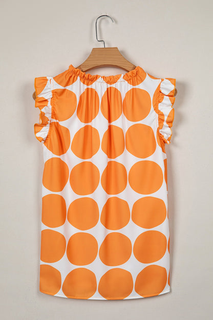 Threaded Pear Nayeli Frilled Shift Tank Top