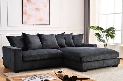 Luxe - Oversized 2 Piece Sectional Couches for Living Room, L Shaped Sofa With Chaise