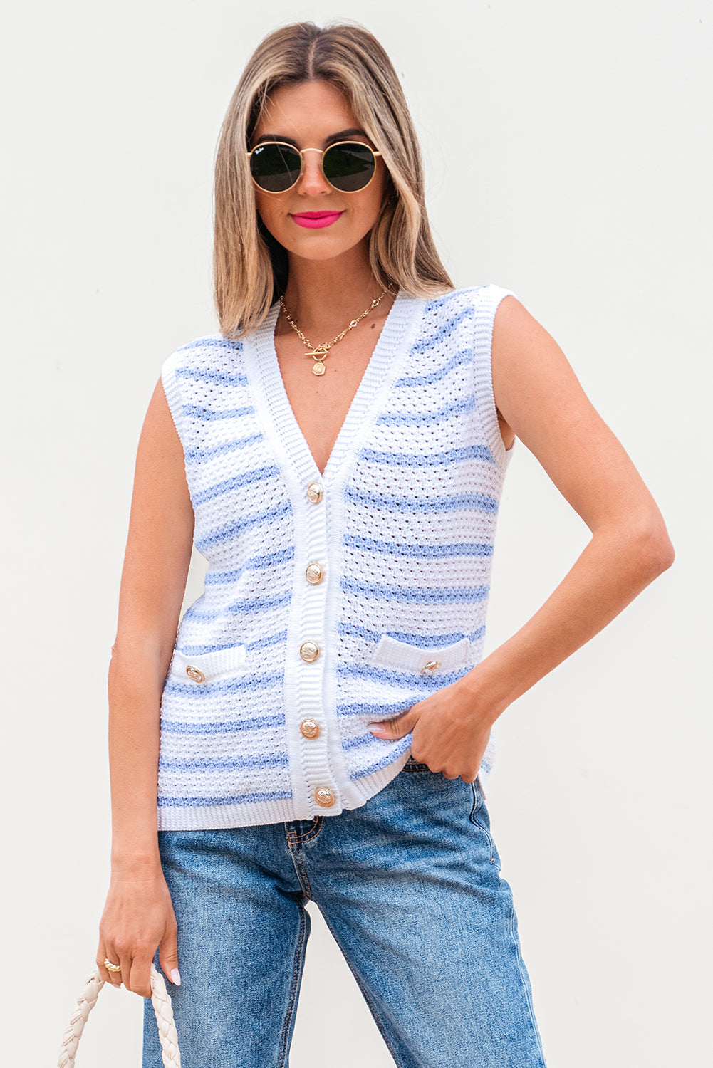 Sky Blue Stripe-
