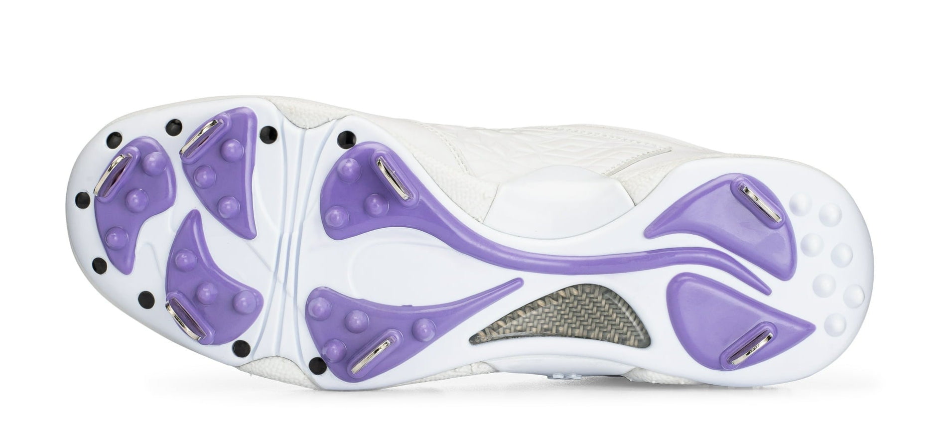 purple metal softball cleats