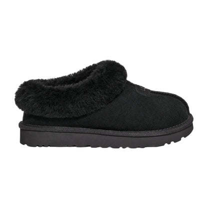 UGG Tazzette Womens Platform Clogs — Black Suede