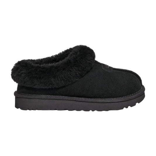 UGG Tazzette Womens Platform Clogs — Black Suede