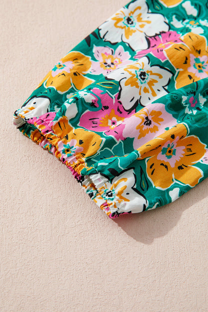 Threaded Pear Meadow 3 4 Sleeve Blouse