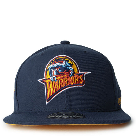 Mitchell & Ness Men's NBA Logo History Fitted Hwc Warriors Fitted Caps