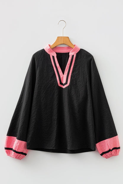 Threaded Pear Siya Long Sleeve Blouse Long Sleeve Top