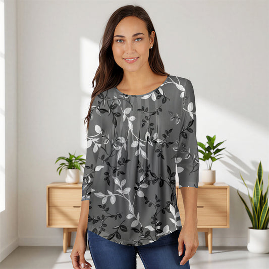 Grey and White-