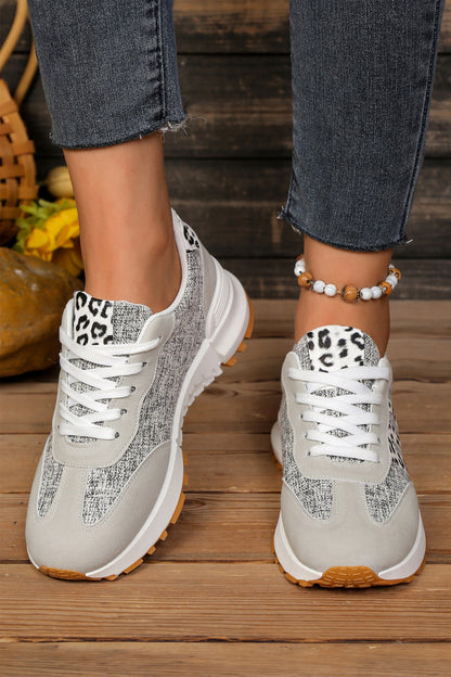 Threaded Pear Rosalia Detail Lace Up Sneakers