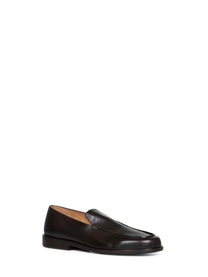 Dark Brown Leather Moccasso Loafers