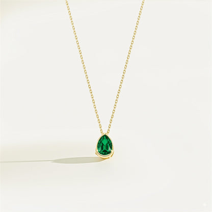 Mint & Lily Diamond Teardrop Necklace