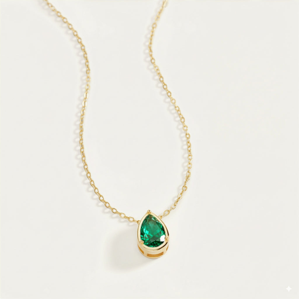 Mint & Lily Diamond Teardrop Necklace
