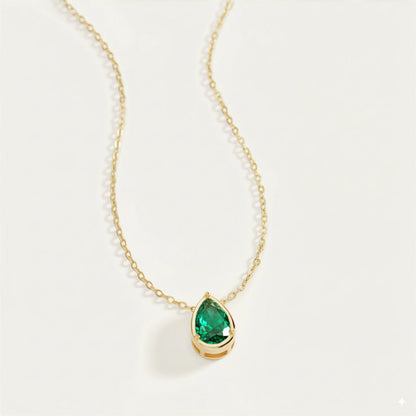 Mint & Lily Diamond Teardrop Necklace