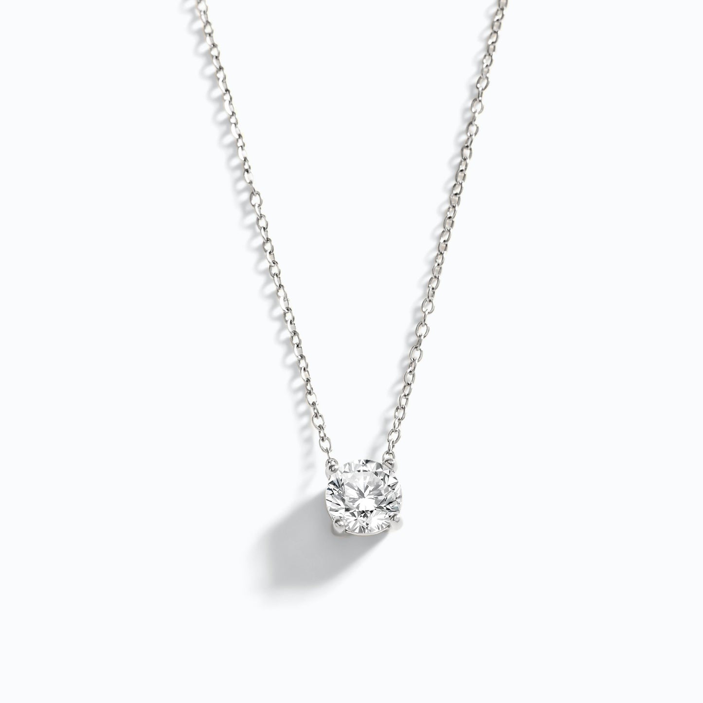 Mint & Lily Dainty Solitaire Pendant Necklace
