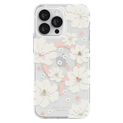 Kate Spade New York Protective Hardshell Case Compatible with Magsafe for Apple Iphone 14 Pro - Classic Peony [Ksiph-235-Cflcc]
