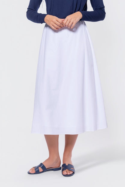 Dakota Skirt (White Solid)