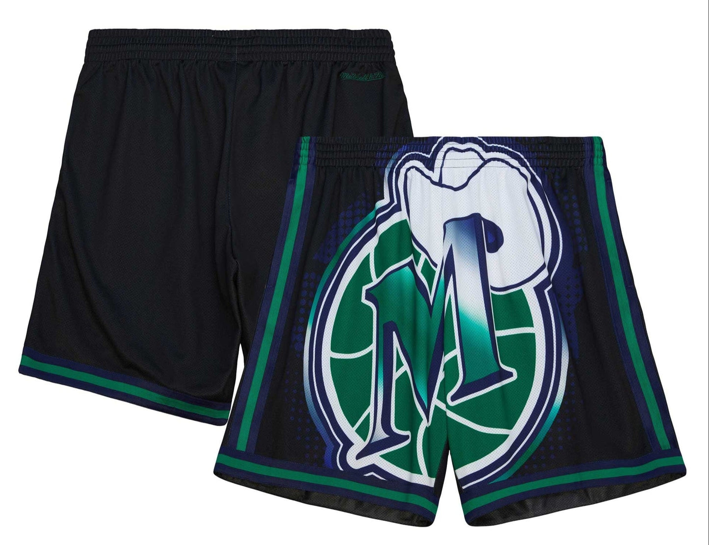 Mitchell & Ness Men's NBA Big Face 7.0 Fashion Shorts Mavericks