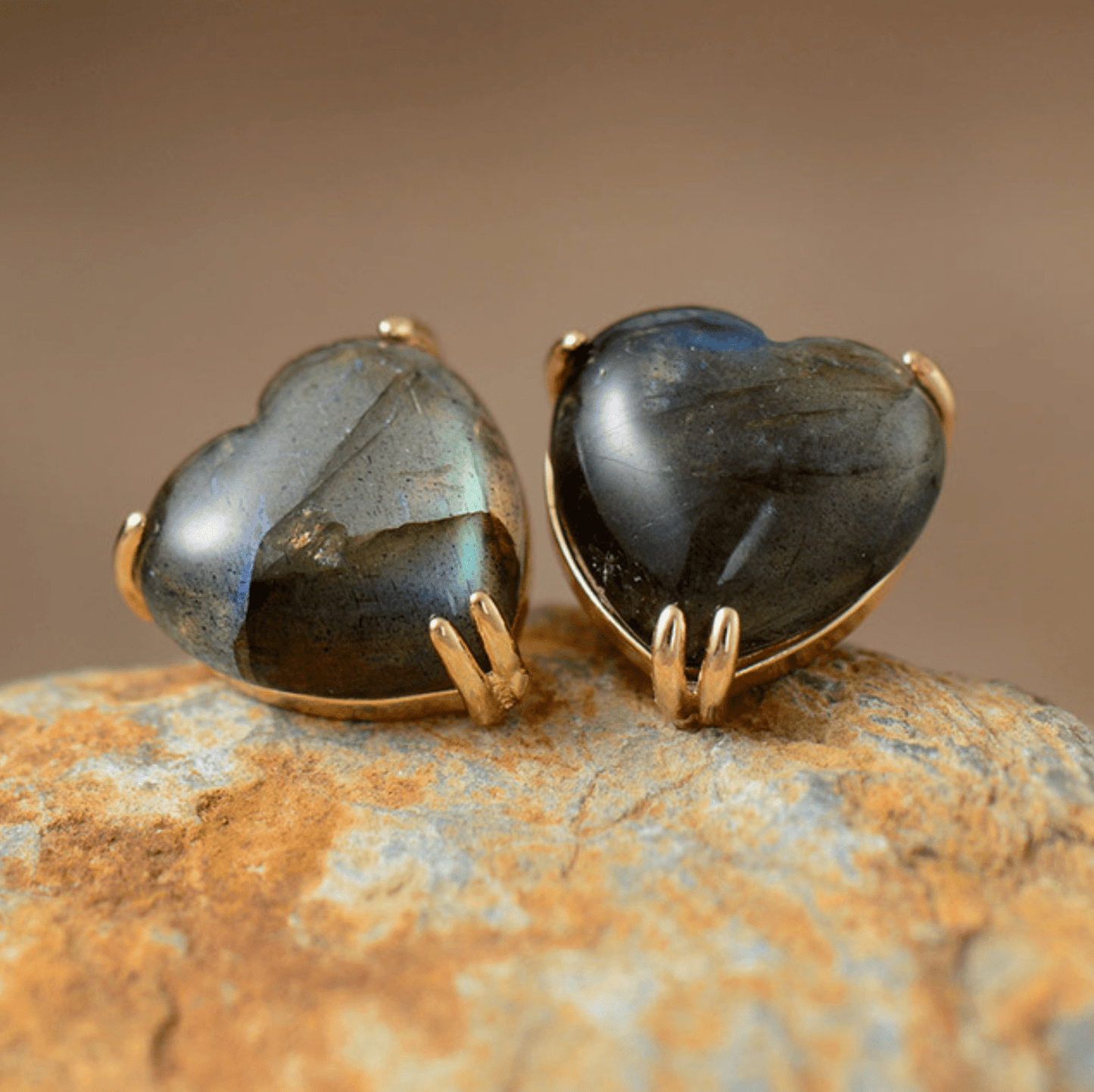 Grey Blue / Goldtone-