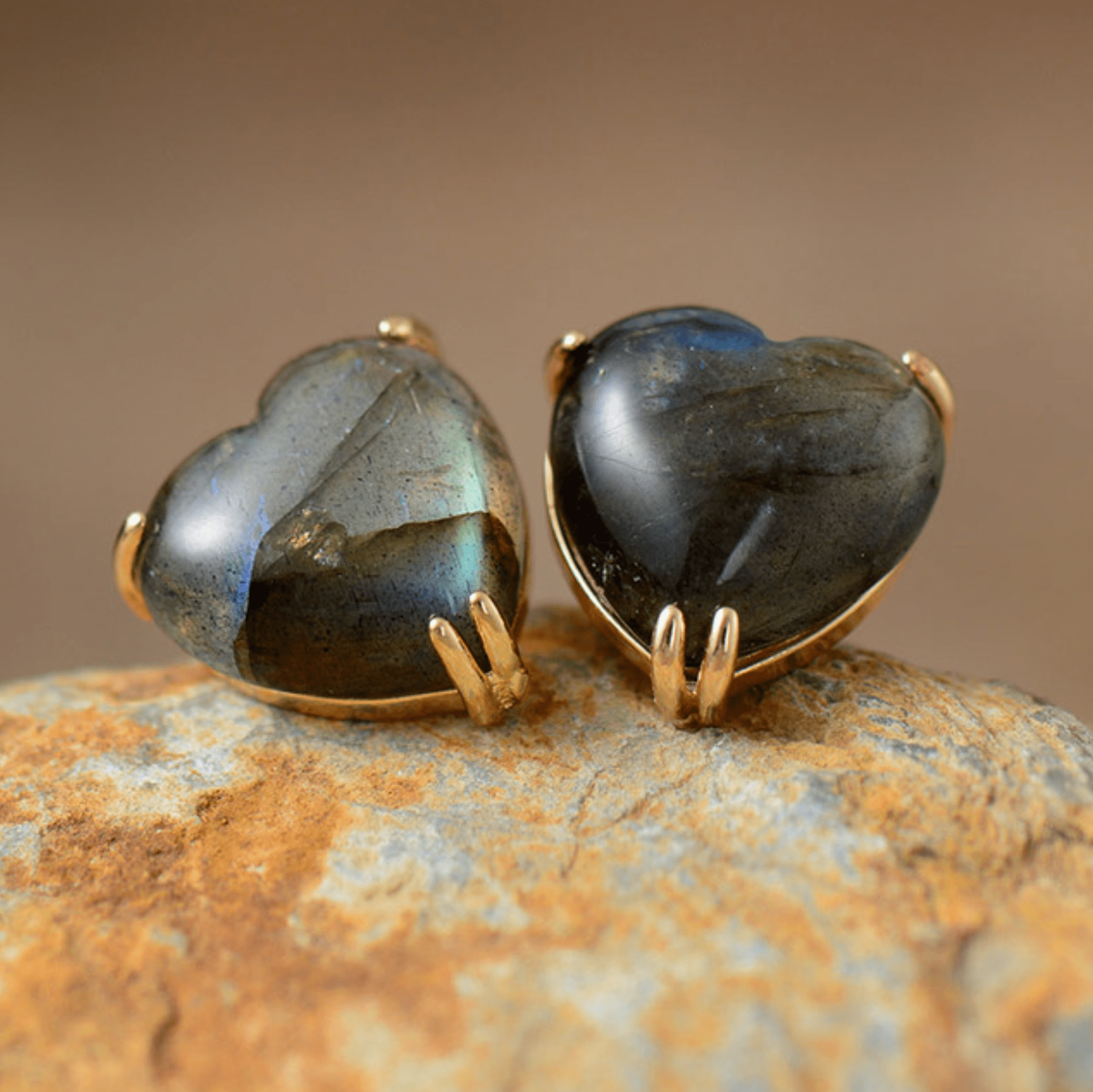 Grey Blue / Goldtone-
