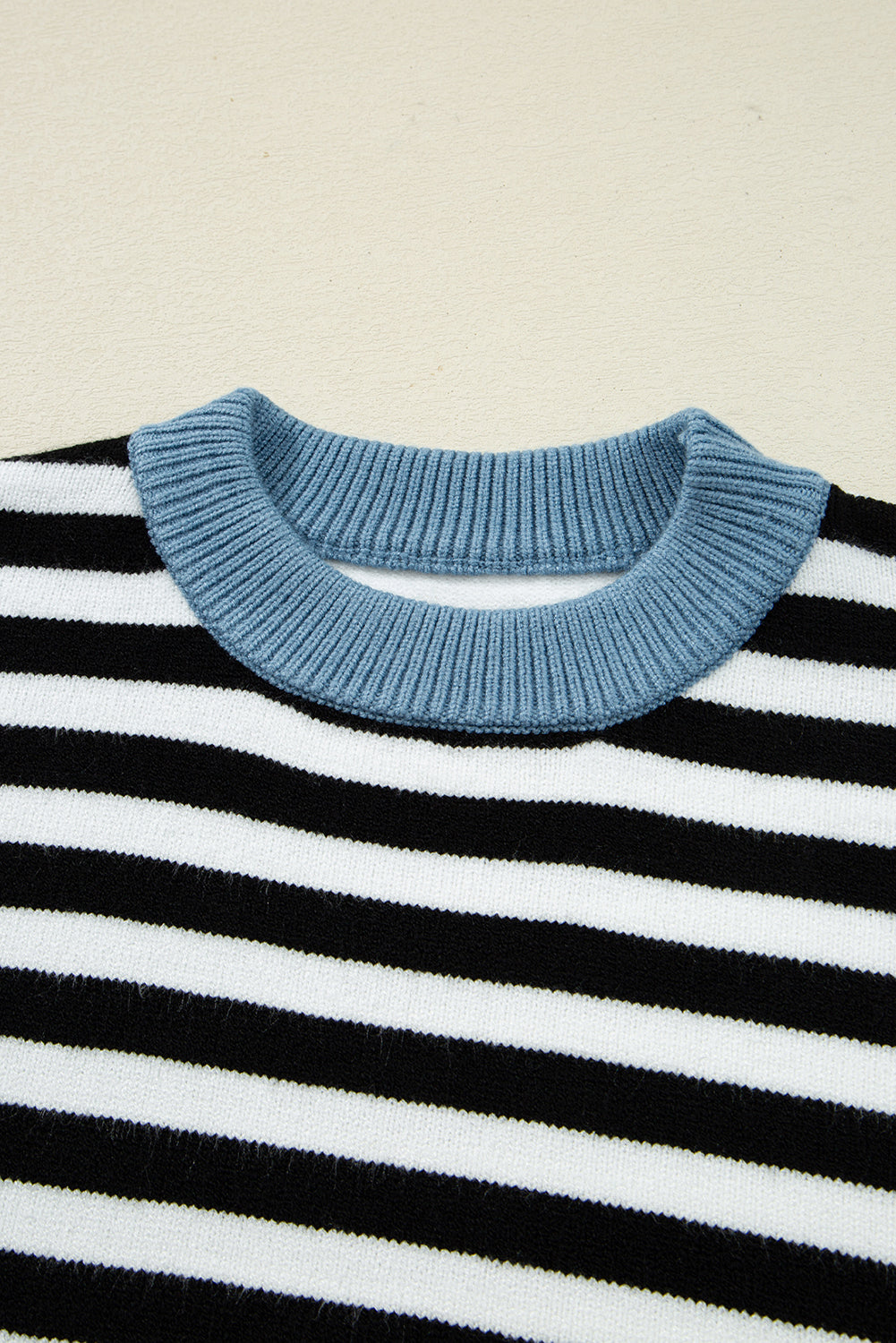 Threaded Pear Julieta Colorblock Sleeve Chic Sweater