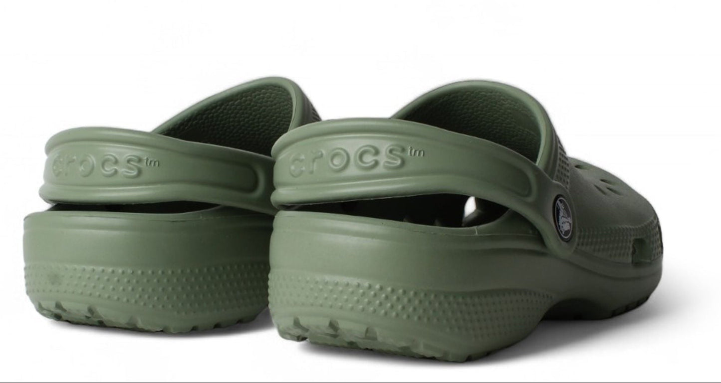 Youth Crocs Classic Clogs - Moss