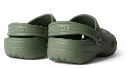 Youth Crocs Classic Clogs - Moss
