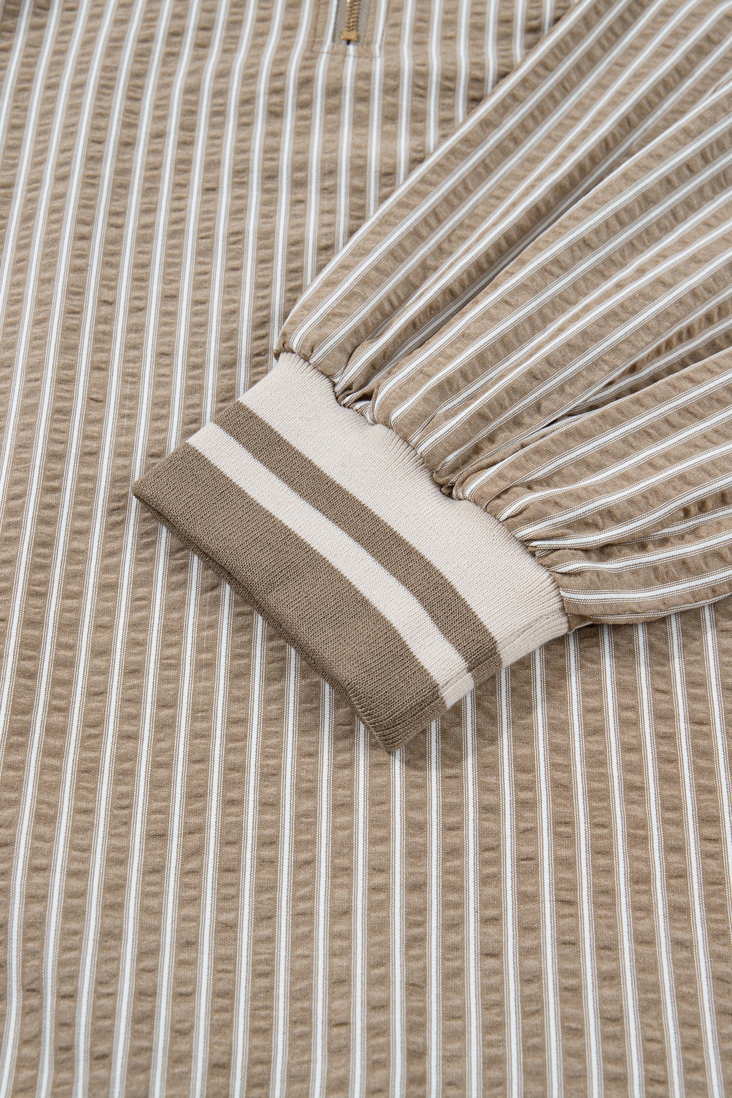 Threaded Pear Noor Sleeve Ruffled Mini PLUS Dress