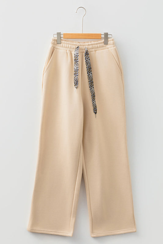 Threaded Pear Hailey Elastic Waist Solid Pants