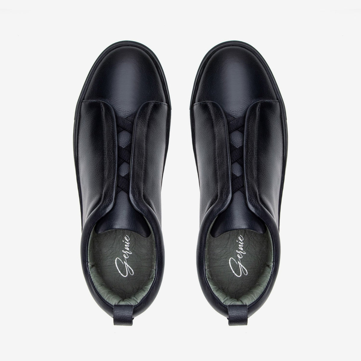 Navy Grainy-