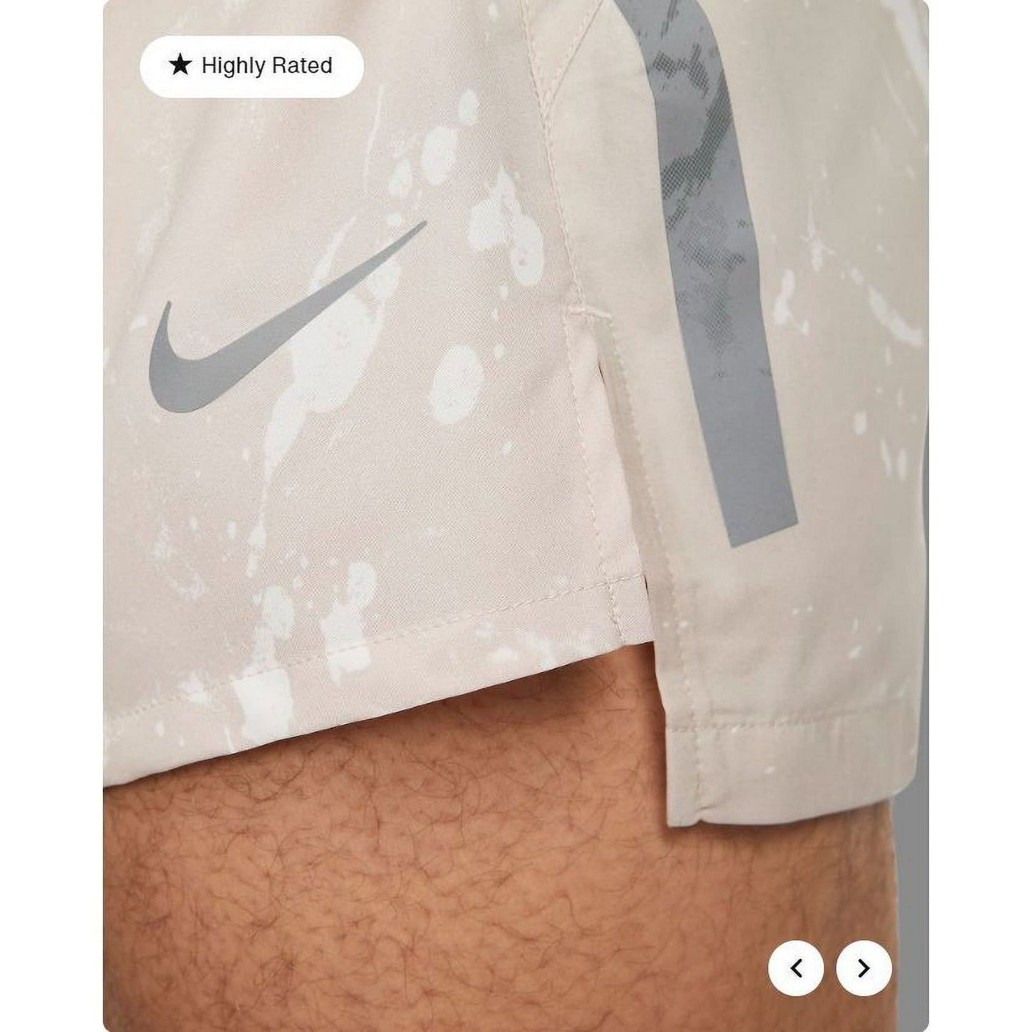 Nike Men's Dri-Fit Run Division Stride 4" Brief-Lined Running Shorts