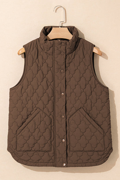 Threaded Pear Evelyn Zip Up Winter Vest