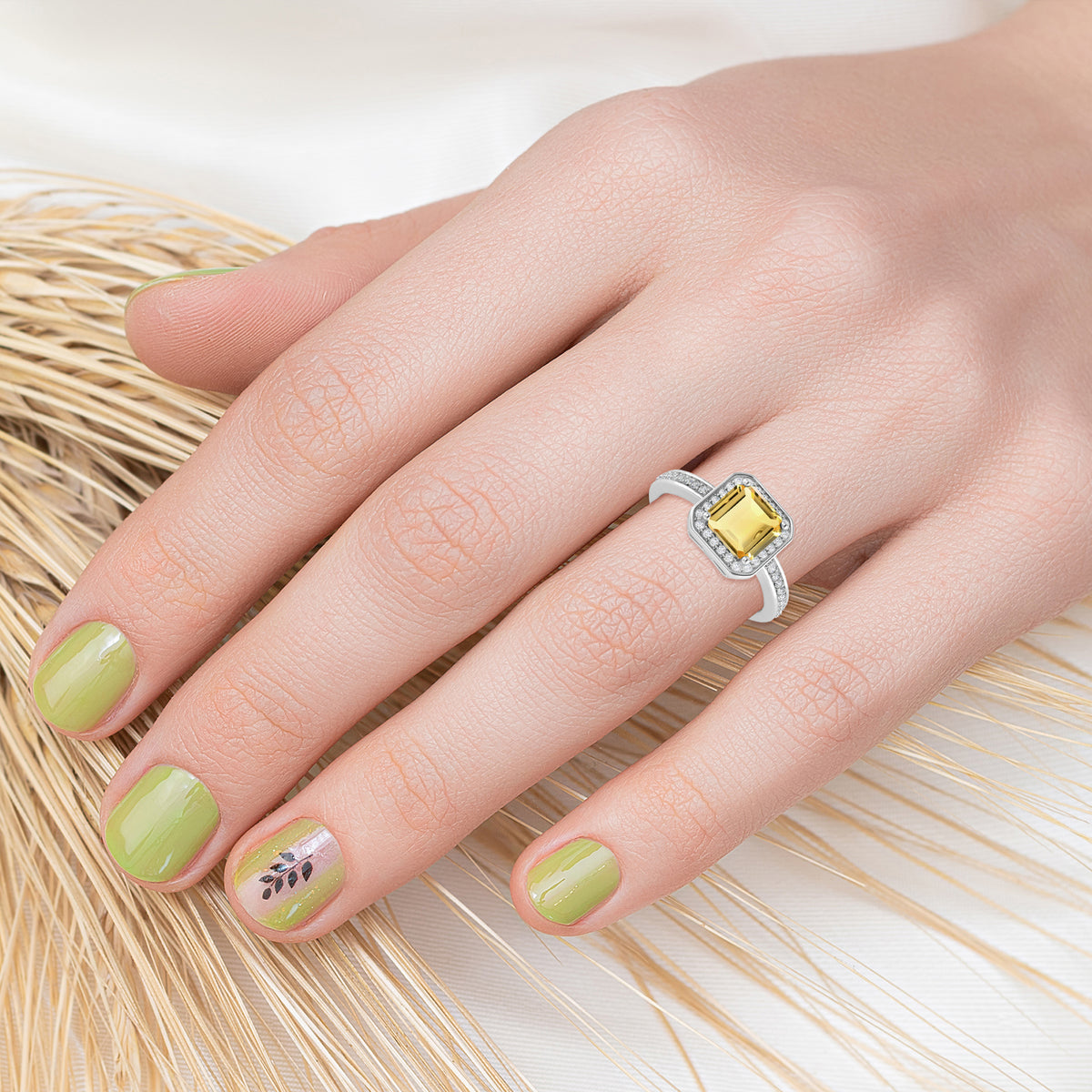 Yellow, White-