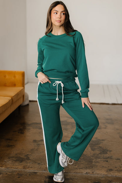 Threaded Pear Aileen Solid Color Pullover Top