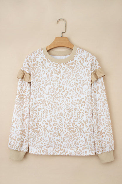 Threaded Pear Aimee Detail Ribbed Trim Sweatshirt