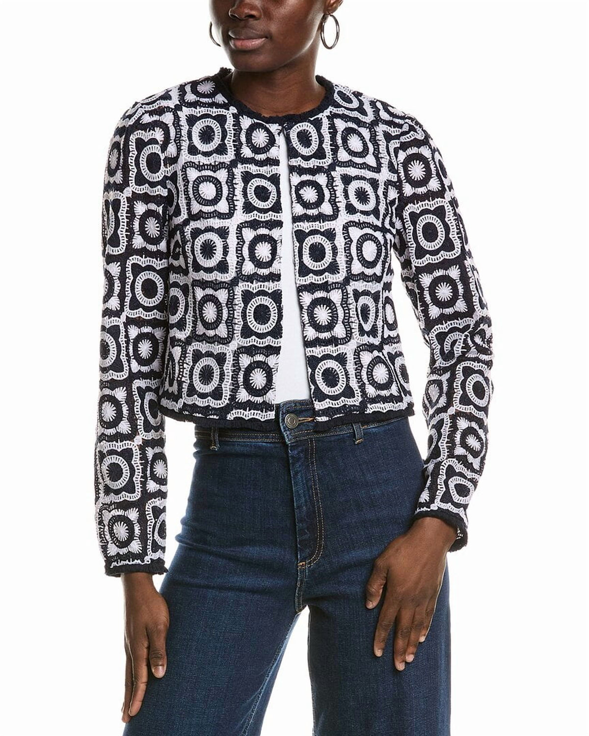 SPRING NAVY CROCHET-